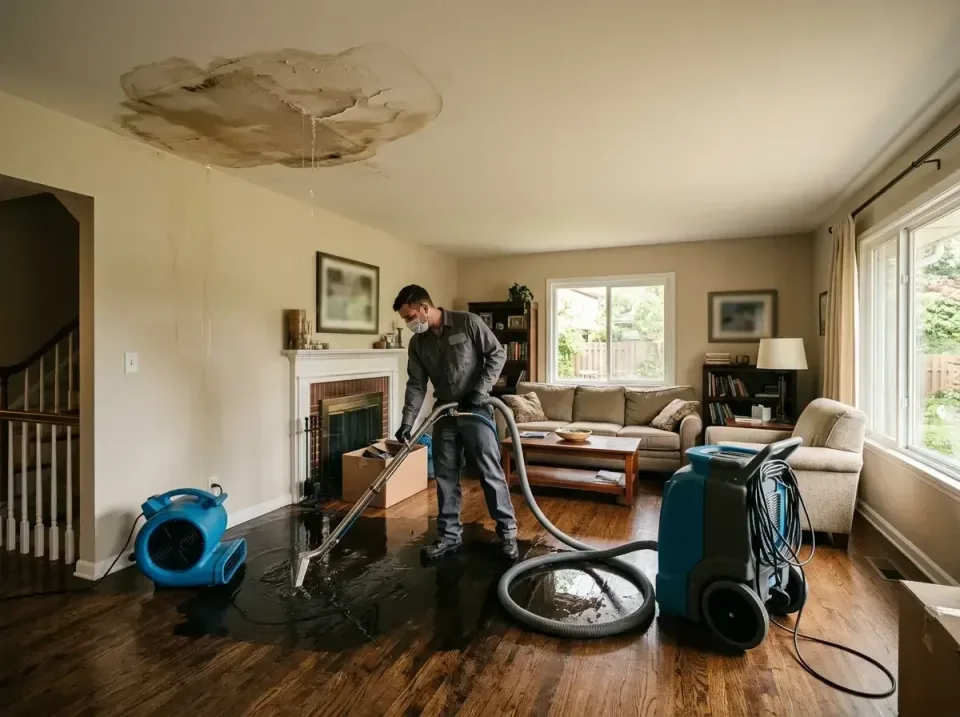 attic-pipe-burst-ceiling-drip-008 — frequently asked questions, Water Damage Restoration & Carpet Care in Edgewood, PA